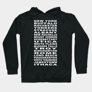 New York Cities Bus Roll Hoodie